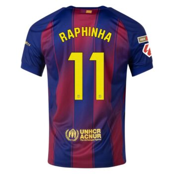 Alternative view of Maillot Barca Domicile 2025 2026 Raphinha La Liga