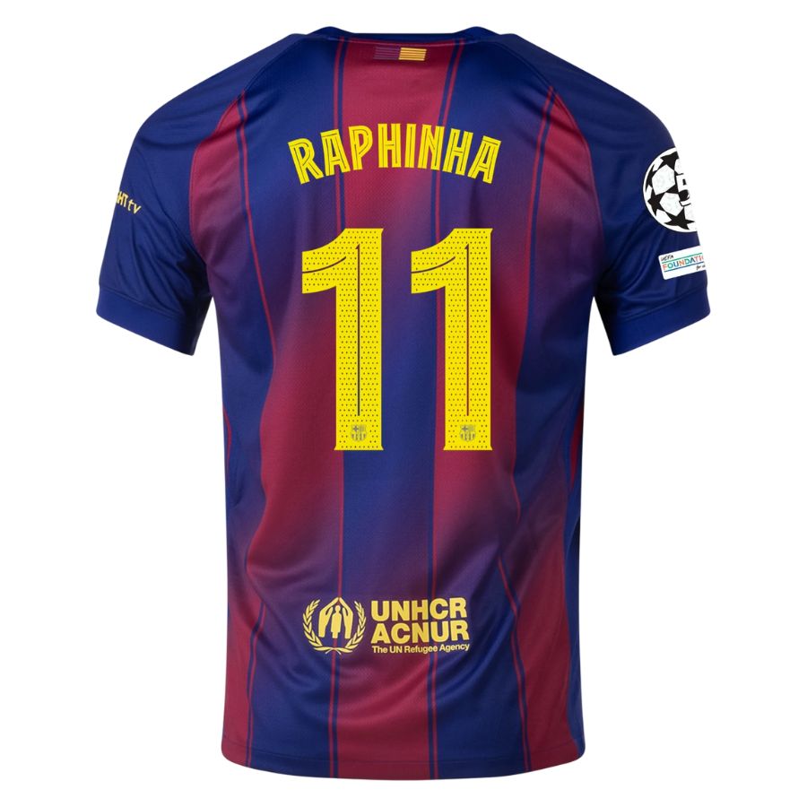 Maillot Kit Enfant Barca Domicile 2025 2026 Raphinha UCL – Image 2
