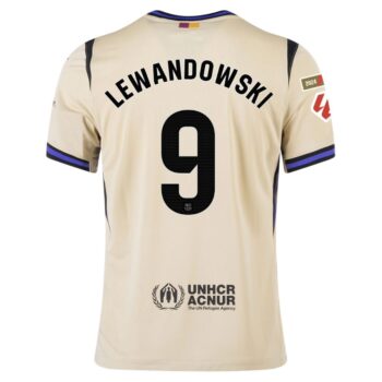 Alternative view of Maillot Kit Enfant Barca Exterieur 2025 2026 Lewandowski La Liga
