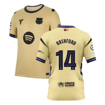 Maillot Barca Exterieur 2025 2026 Rashford UCL