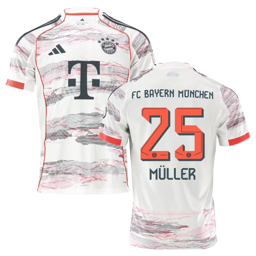 Maillot Bayern Munich Exterieur 2025 2026 Muller