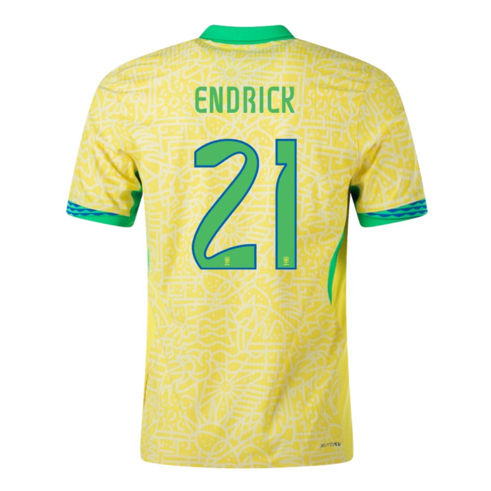 Maillot Bresil Domicile 2024 2025 Endrick – Image 2