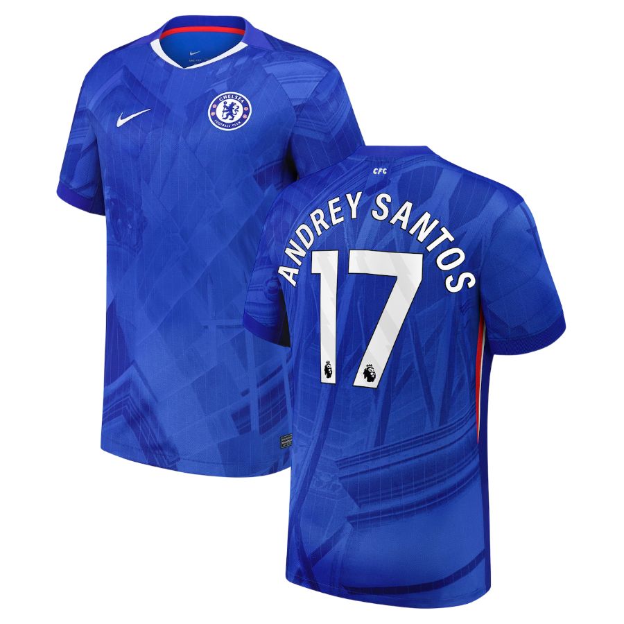 Maillot Chelsea Domicile 2025 2026 Andrey Santos