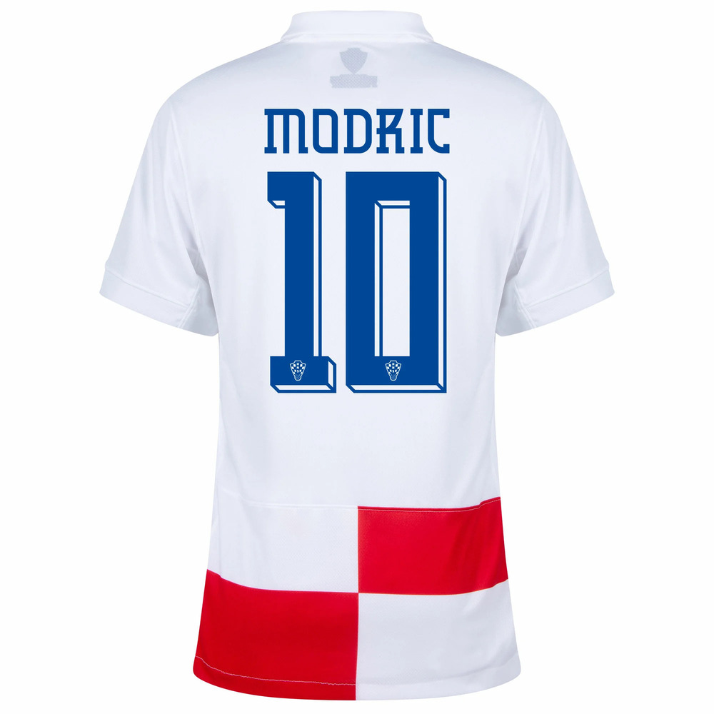 Maillot Enfant Croatie Domicile 2024 2025 Modric – Image 3