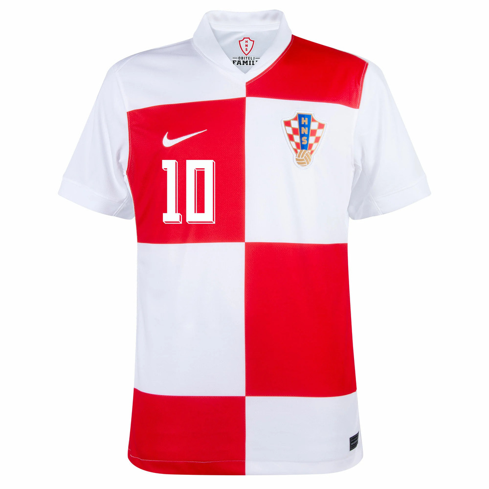 Maillot Enfant Croatie Domicile 2024 2025 Modric – Image 2