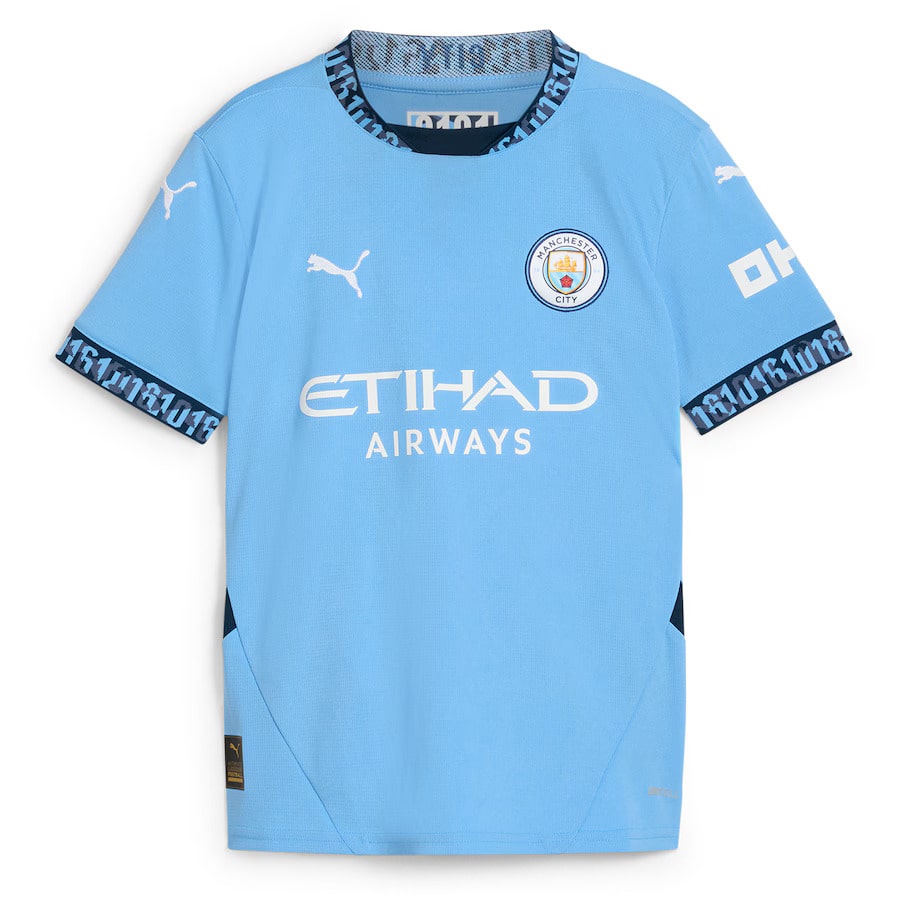 Maillot Kit Enfant Manchester City Domicile 2024 2025 Haaland – Image 3