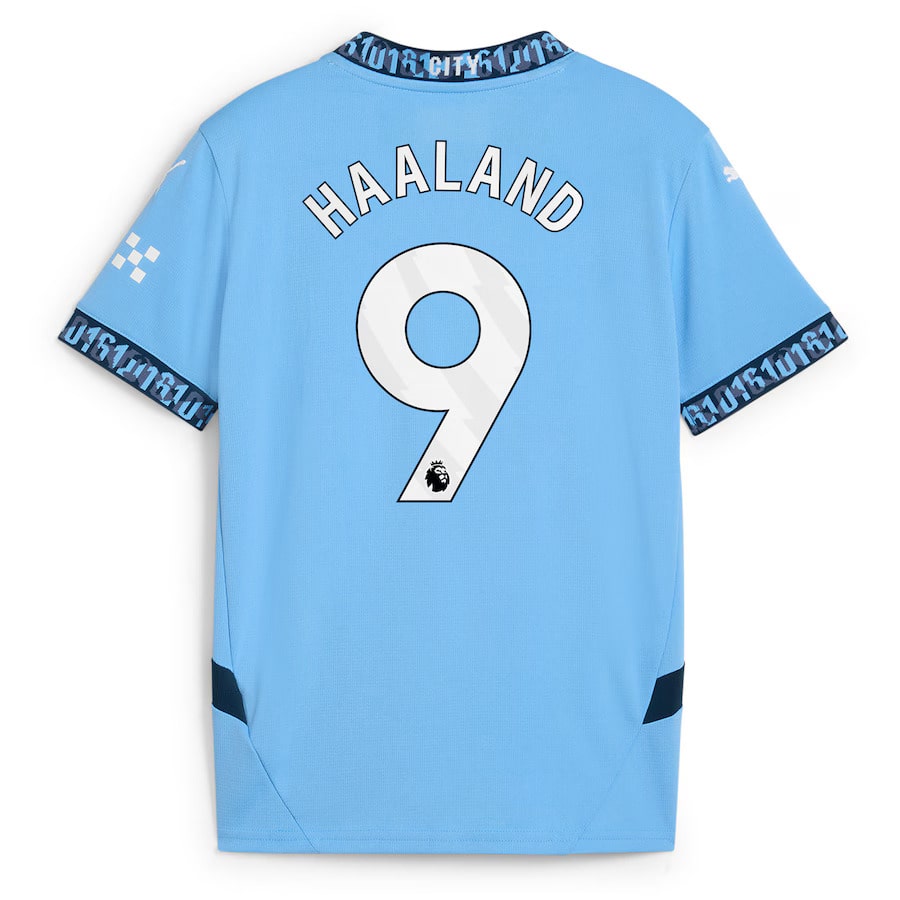 Maillot Kit Enfant Manchester City Domicile 2024 2025 Haaland – Image 2