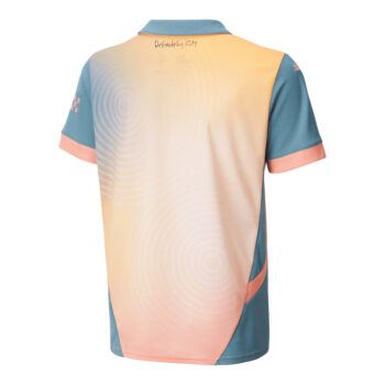 Alternative view of Maillot Enfant Manchester City Fourth 2024 2025