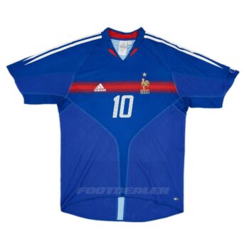 Alternative view of Maillot Equipe de France Domicile 2004 2006 Zidane