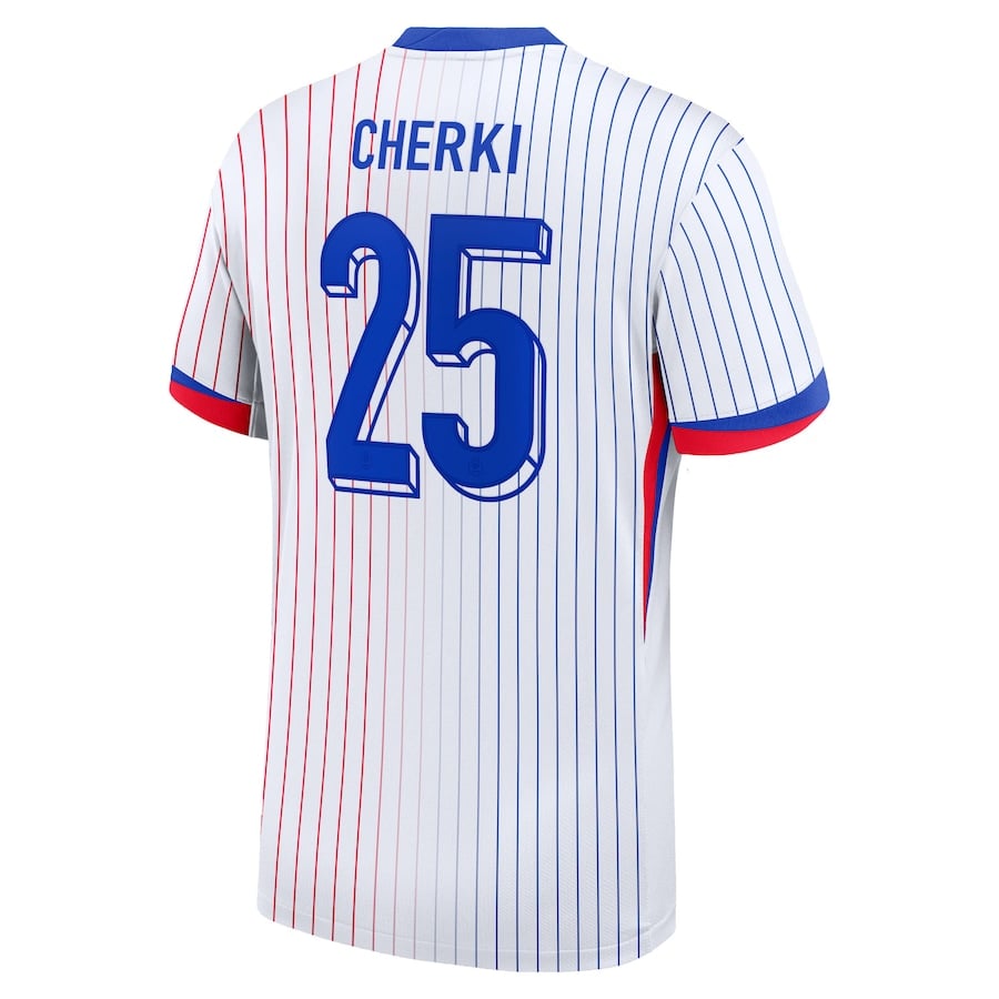 Maillot Kit Enfant Equipe de France Blanc 2024 2025 Cherki – Image 2