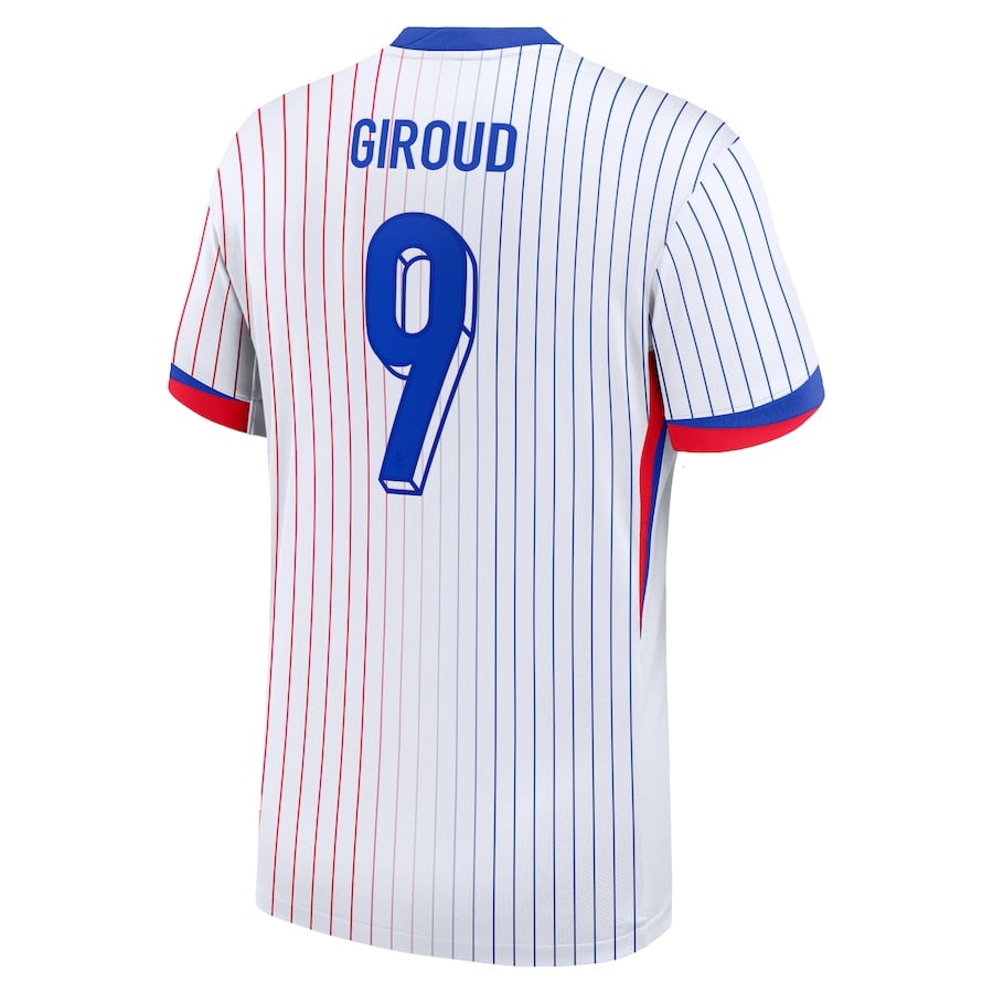 Maillot Kit Enfant Equipe de France Blanc 2024 2025 Giroud – Image 2