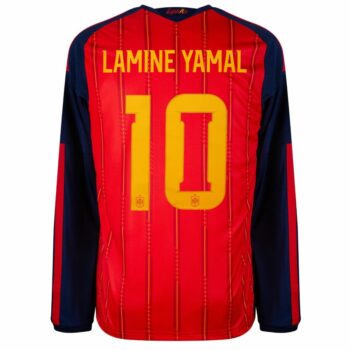 Alternative view of Maillot Espagne Domicile 2026 2027 Lamine Yamal 10 Manches Longues