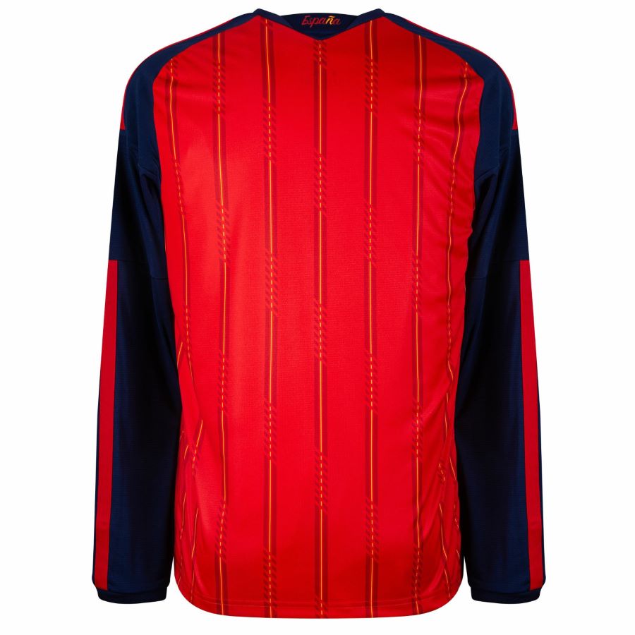 Maillot Espagne 2026 2027 Domicile Manches Longues – Image 2
