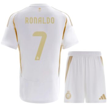 Maillot Kit Enfant AL Nassr Ronaldo Third 2024 2025
