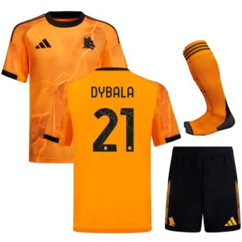 Maillot Kit Enfant AS Roma Exterieur 2025 2026 Dybala