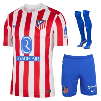Maillot Kit Enfant Atletico Madrid 2025 2026 Domicile