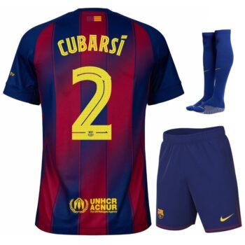 Maillot Kit Enfant Barca Domicile 2025 2026 Cubarsi