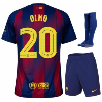 Maillot Kit Enfant Barca Domicile 2025 2026 Olmo