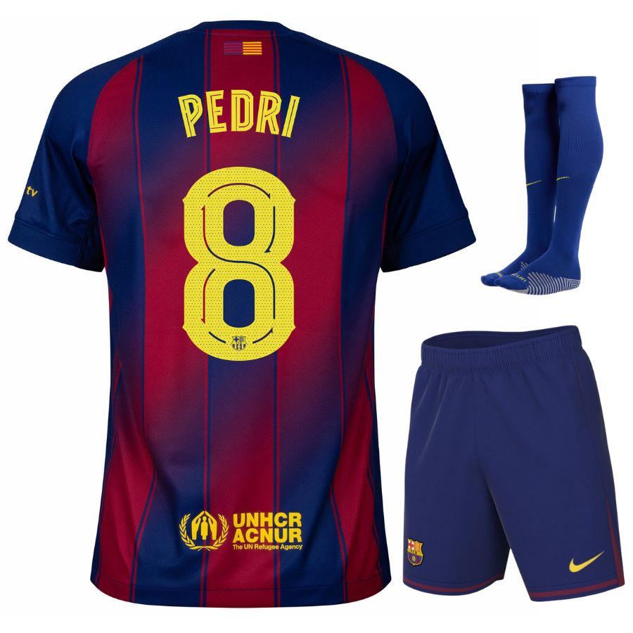Maillot Kit Enfant Barca Domicile 2025 2026 Pedri