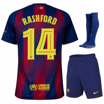 Maillot Kit Enfant Barca Domicile 2025 2026 Rashford