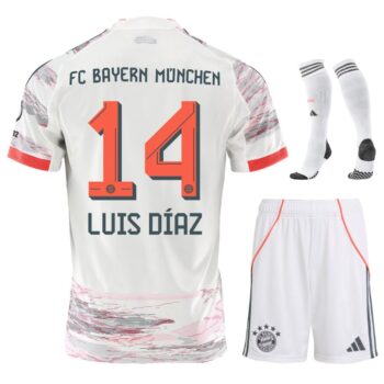 Maillot Kit Enfant Bayern Munich Exterieur 2025 2026 Luis Diaz