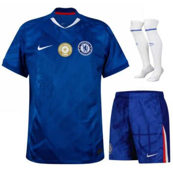 Maillot Kit Enfant Chelsea Domicile 2025 2026 Champions du Monde Fifa