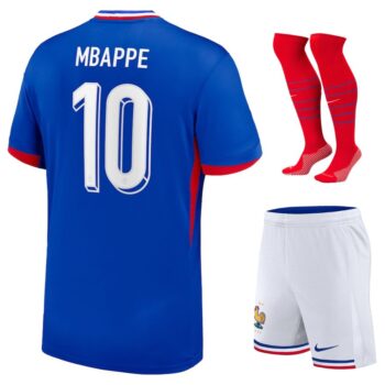 Maillot Kit Enfant Equipe de France 2024 2025 Mbappe