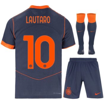 Maillot Kit Enfant Inter Milan Third 2025 2026 Lautaro