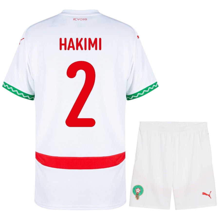 Maillot Kit Enfant Maroc Exterieur 2025 2026 Hakimi