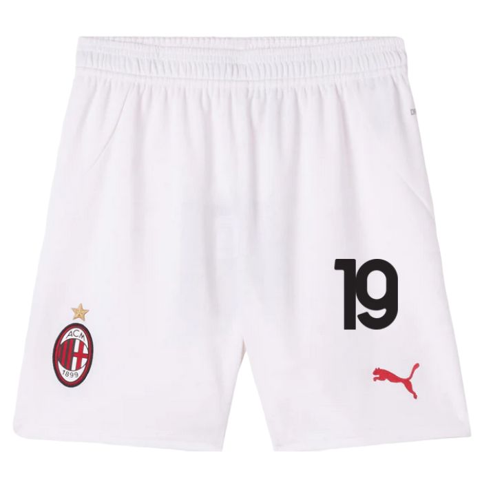 Maillot Kit Enfant Milan AC Domicile 2024 2025 Morata Blanc – Image 4