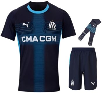 Maillot Kit Enfant OM Exterieur 2025 2026