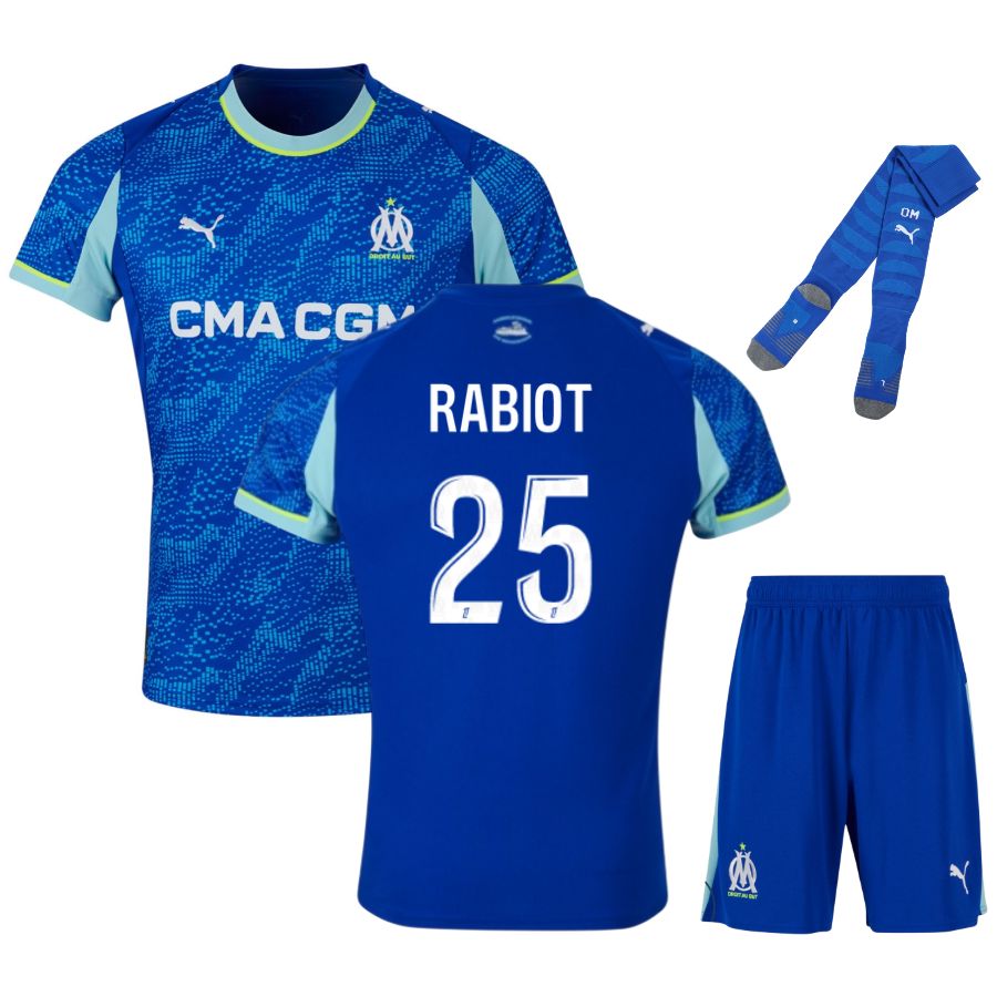 Maillot Kit Enfant OM Third 2025 2026 Rabiot