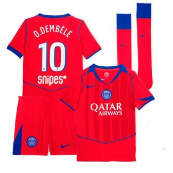 Maillot Kit Enfant PSG Third 2025 2026 Dembélé