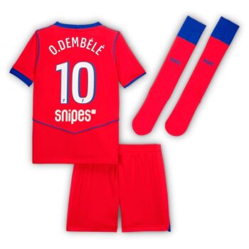 Alternative view of Maillot Kit Enfant PSG Third 2025 2026 Dembélé