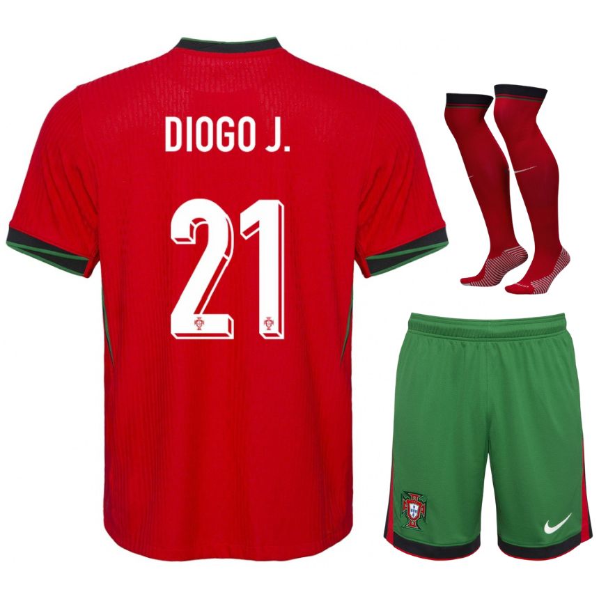 Maillot Kit Enfant Portugal Domicile 2024 2025 Diogo Jota