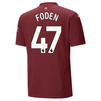 Alternative view of Maillot Kit Enfant Manchester City Third 2024 2025 Foden