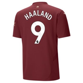 Alternative view of Maillot Kit Enfant Manchester City Third 2024 2025 Haaland