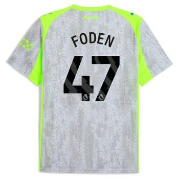 Alternative view of Maillot Kit Enfant Manchester City Third 2025 2026 Foden