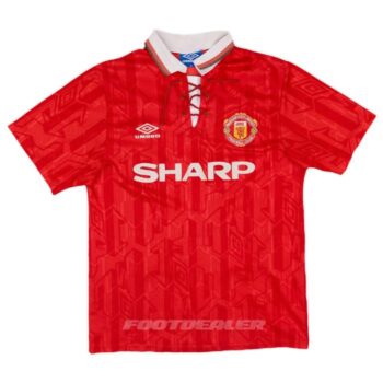Alternative view of Maillot Manchester United Domicile 1992 1994 Cantona