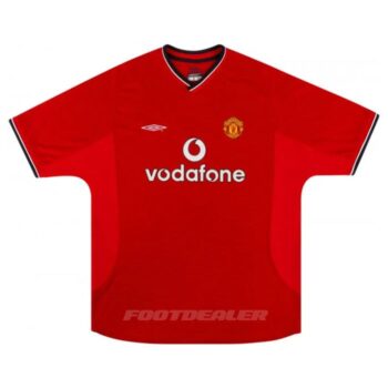 Alternative view of Maillot Manchester United Domicile 1997 1999 Beckham