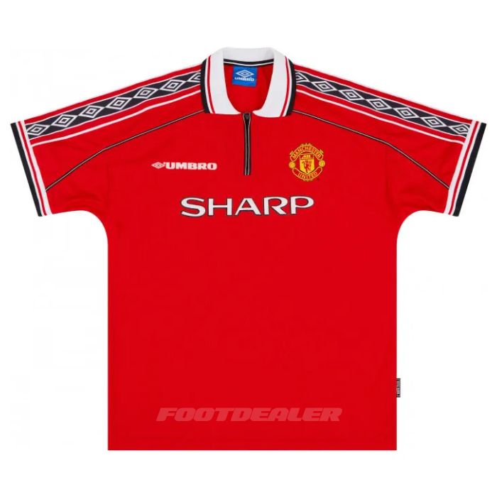 Maillot Manchester United Domicile 1998 2000 Beckham – Image 2