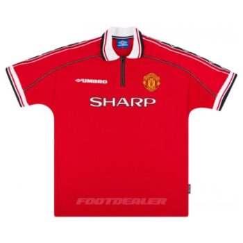 Alternative view of Maillot Manchester United Domicile 1998 2000 Solskjaer