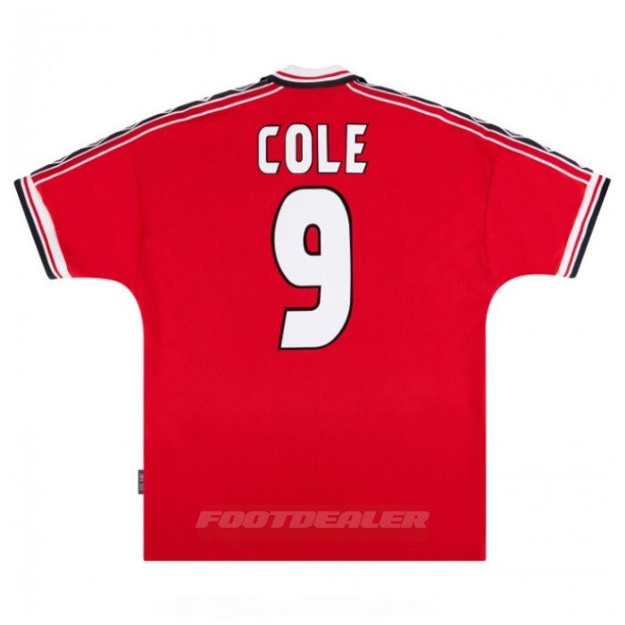 Maillot Manchester United Domicile 1998 2000 Cole