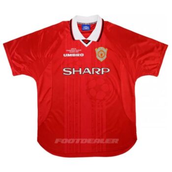Alternative view of Maillot Manchester United Domicile 1999 2000 Beckham