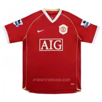 Alternative view of Maillot Manchester United Domicile 2006 2007 Ronaldo