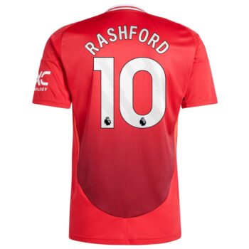 Alternative view of Maillot Kit Enfant Manchester United Domicile 2024 2025 Rashford