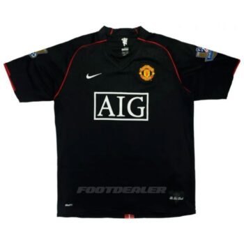 Alternative view of Maillot Manchester United Exterieur 2007 2008 Ronaldo