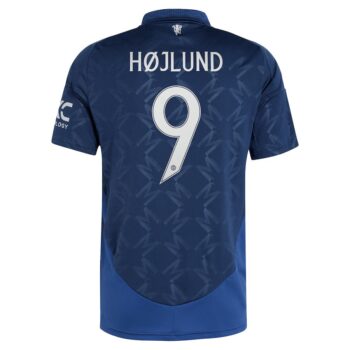 Alternative view of Maillot Manchester United Exterieur 2024 2025 Hojlund