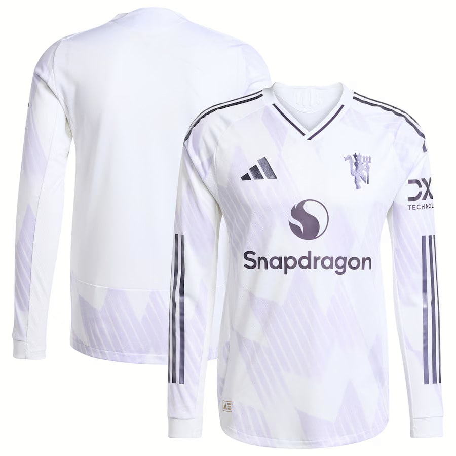 Maillot Manchester United Exterieur 2025 2026 Manches Longues – Image 3