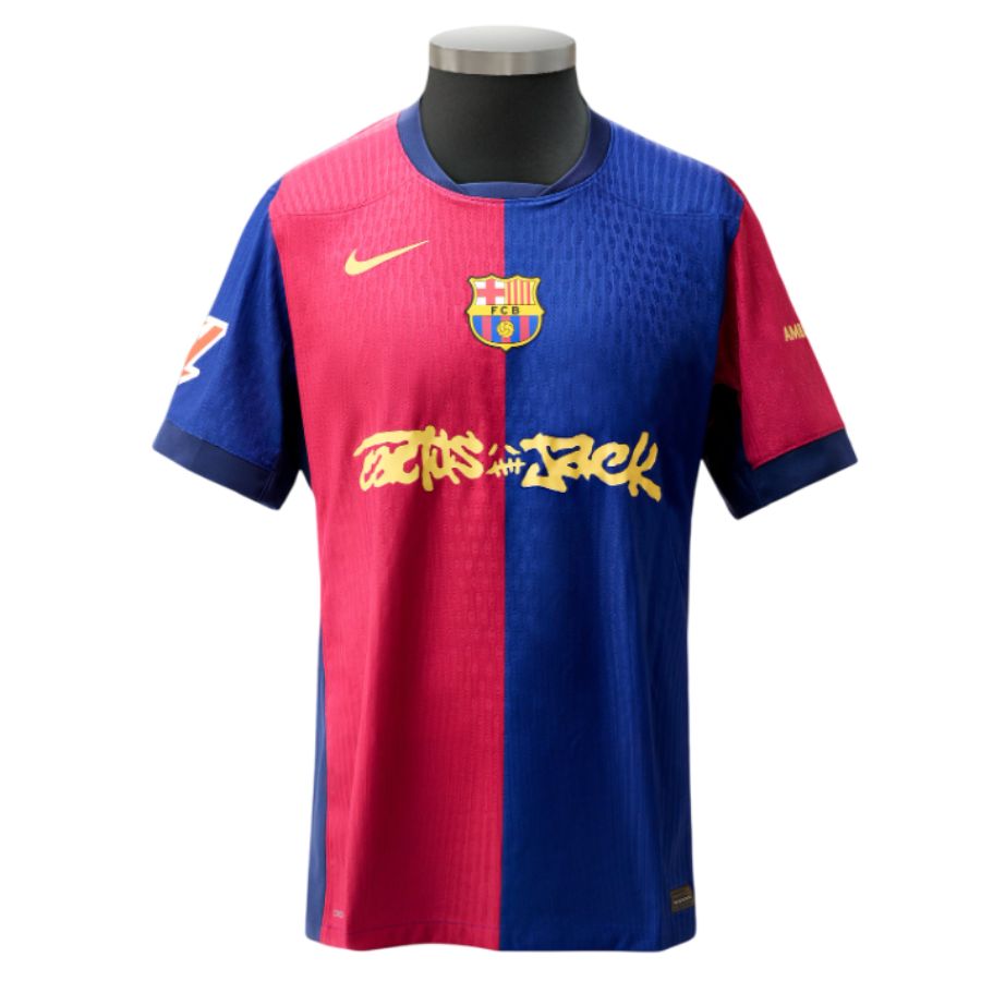 Maillot Kit Enfant Barca Domicile 2024 2025 Travis Scott – Image 2